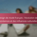 Design de mode français : l’évolution des tendances et des influences culturelles