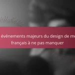 Les événements majeurs du design de mode français à ne pas manquer